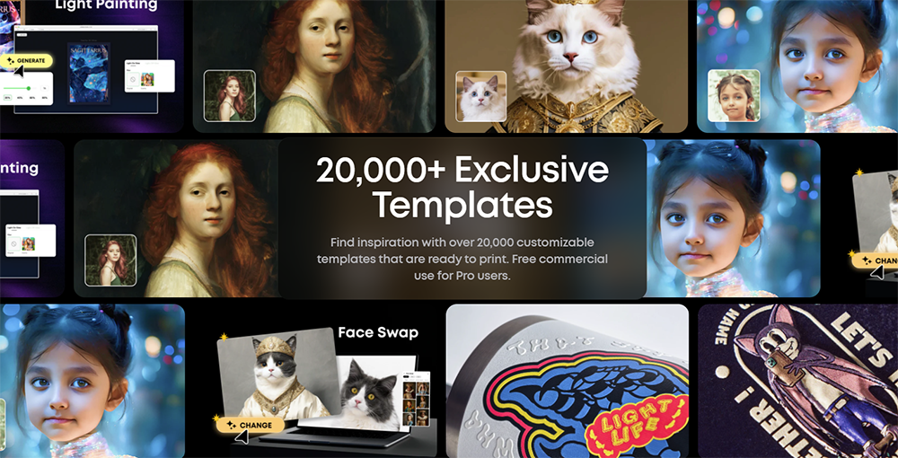eufyMake inspiration library and built-in templates