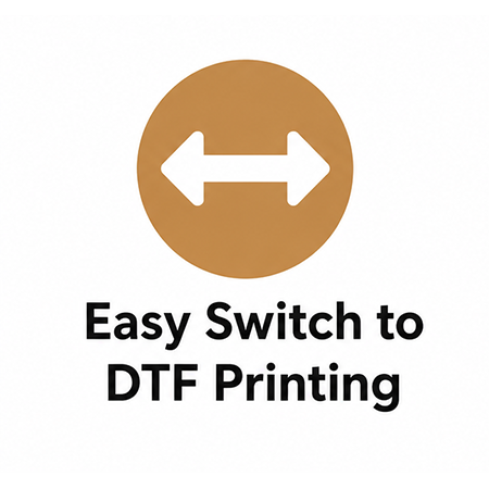DTFLINE HYBRID-X2 DTG to DTF workflow switching
