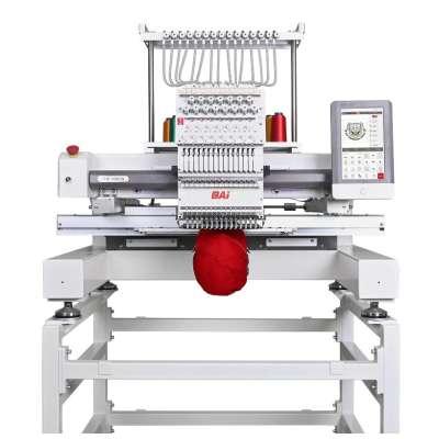 The VISION 15-Needle Single-Head Industrial Embroidery Machine