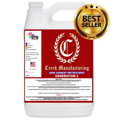 Creek Manufacturing Generation 2 POTENT UNIVERSAL Pretreat For ALL DTG/ALL COLORS