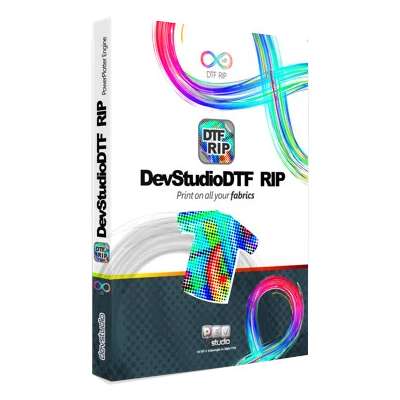 DevStudio DTF RIP V8 for A1 Size Printers (up to 24 inches): RIP software designed for printing with DTF technology