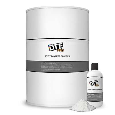 DTF Transfer Powder (1.75 pounds) - WHITE - DTF Adhesive Powder / PreTreat Powder for use with Ricoh RI1000 Printers