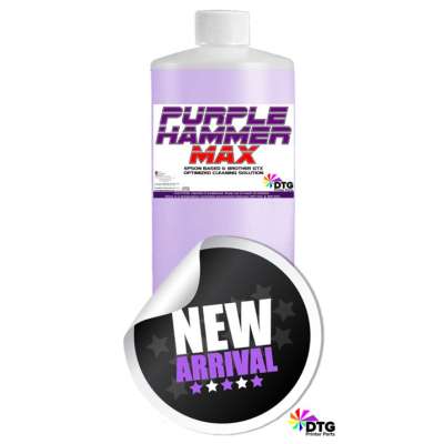 Purple Hammer MAX Brother GTX/Epson F2100 F2100 Optimized Cleaning Solution (1 Liter)