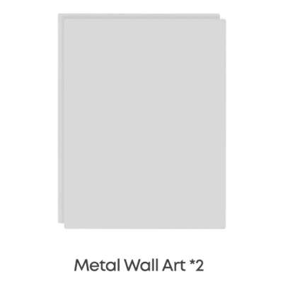 Metal Wall Art - V72M0 (300mm x 400mm x 1 mm) - 2 pieces