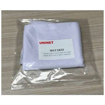 White Polyester Marrying Cover Cloth for Heat Press 18 in x 20 in (457 x 506mm)