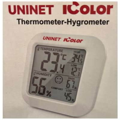 IColor Digital Hygrometer and Temperature Gauge