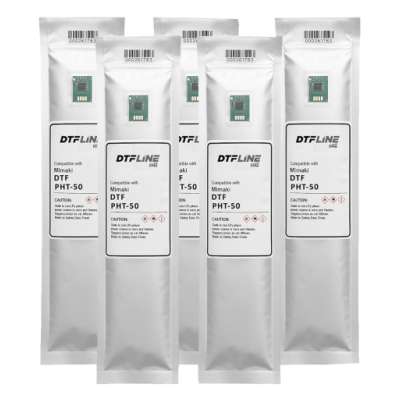 Mimaki PHT-50 Compatible DTF Ink Bags with Smart Chips - Premium USA-Made Ink