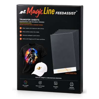 MagicLine FEEDASSIST HTF / DTF Heat Transfer Sheets