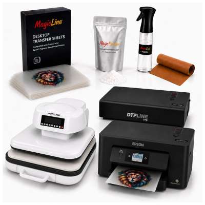 All-in-One Production System with HeatPress + HeatStation + Printer