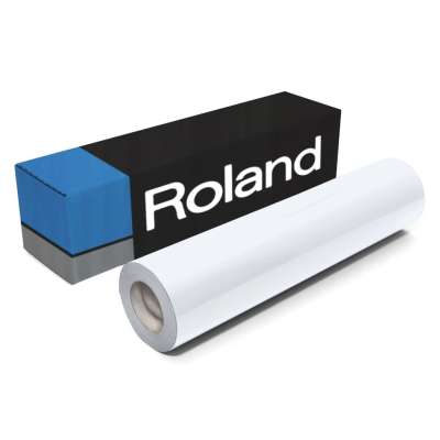 Roland Matte White Calendered Vinyl with Permanent Adhesive