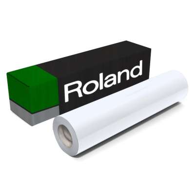 Roland Solvent Glossy Adhesive Paper, 135 gsm