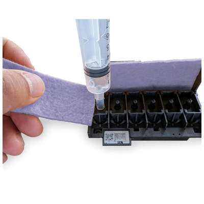 Splash Absorbing Strips (absorb potential liquid spills during flushing or changing of dampers, to minimize risk of electrical damage due to accidental spills)