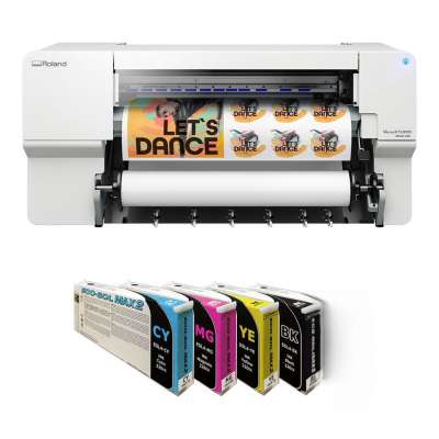 Roland BN2-30 + CMYKW Inks