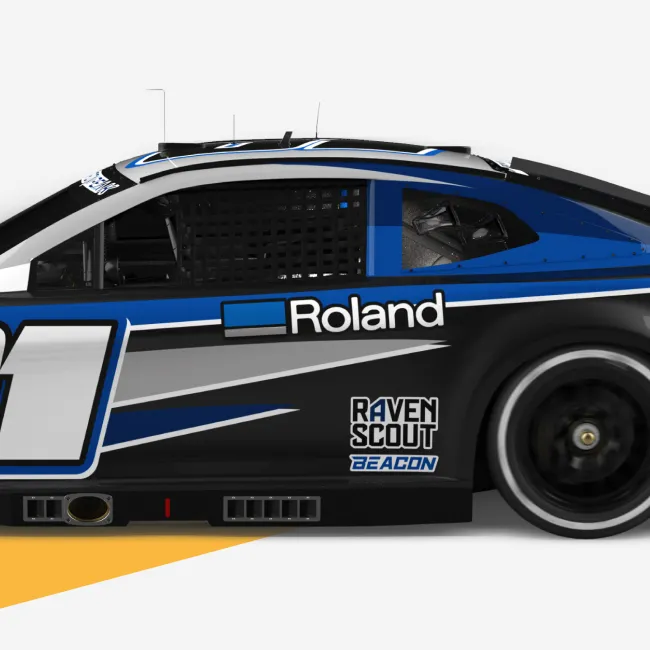 Colorful stickers and decals shown by Roland DGA
