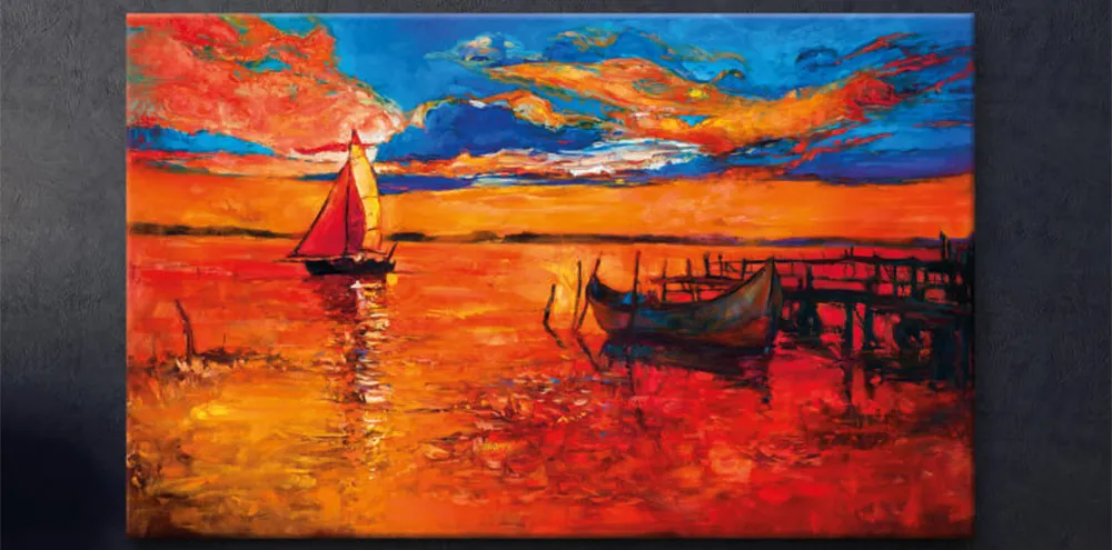 Specialty art print application shown by Roland DGA