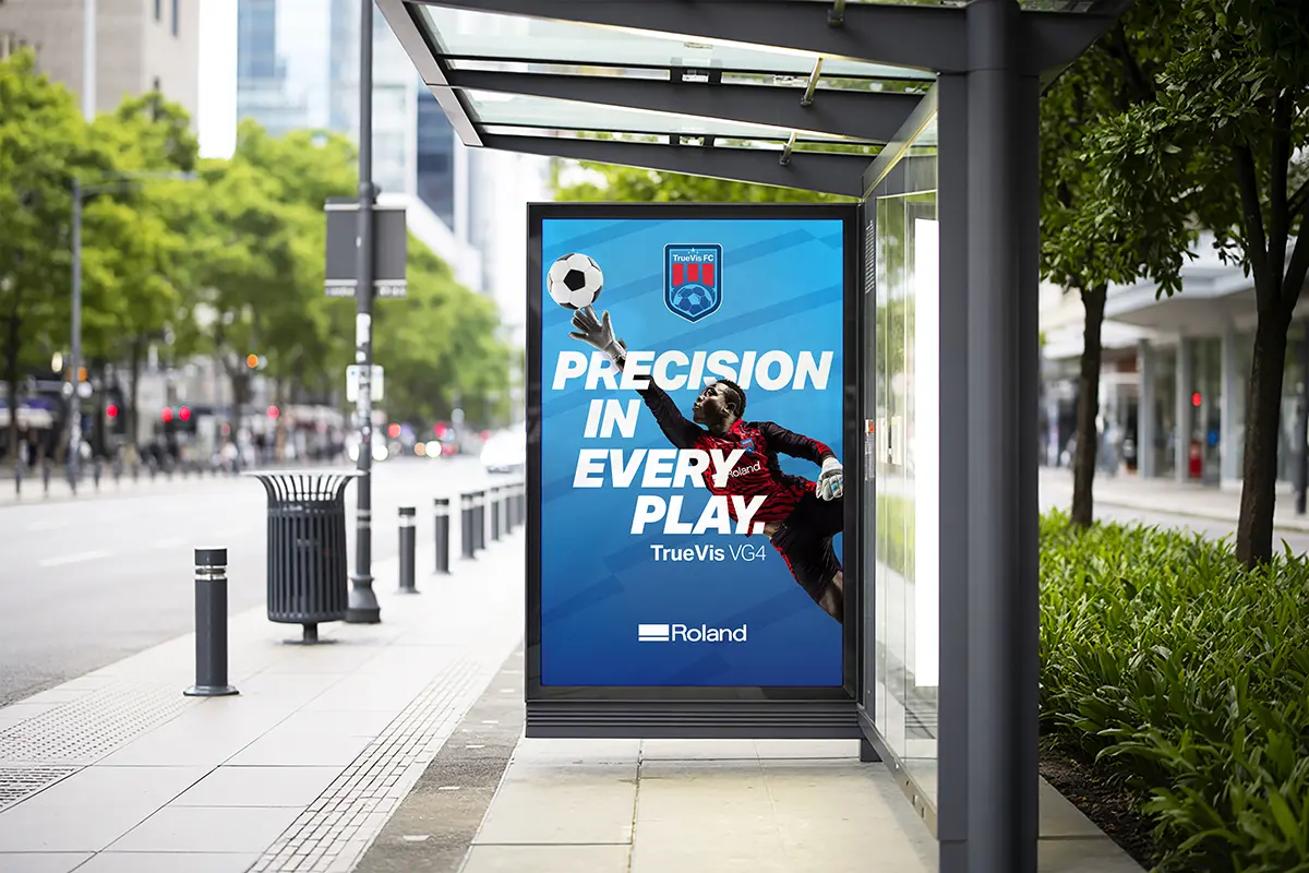 Signs printed with the Roland TrueVIS VG4 Series